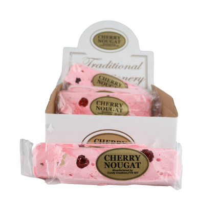 Traditional Confectionery Cherry Nougat Bars 110g 16pk