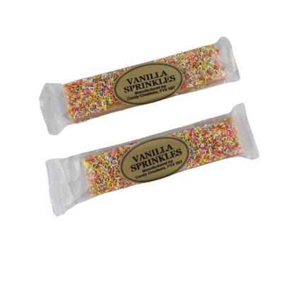 Traditional Confectionery Vanilla Sprinkle Bars 110g 16pk