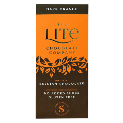 Lite Stevia Dark Orange Chocolate Bars 12 x 85g