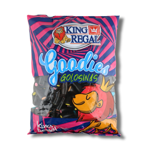 King Regal Assorted Cream Rock Liquorice Bites 1kg