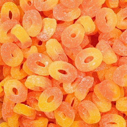 Fizzy Peach Rings 24x140g