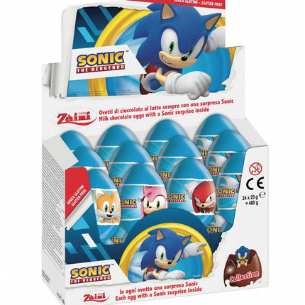 Johny Bee Sonic Chocolate Surprise Eggs 24x20g