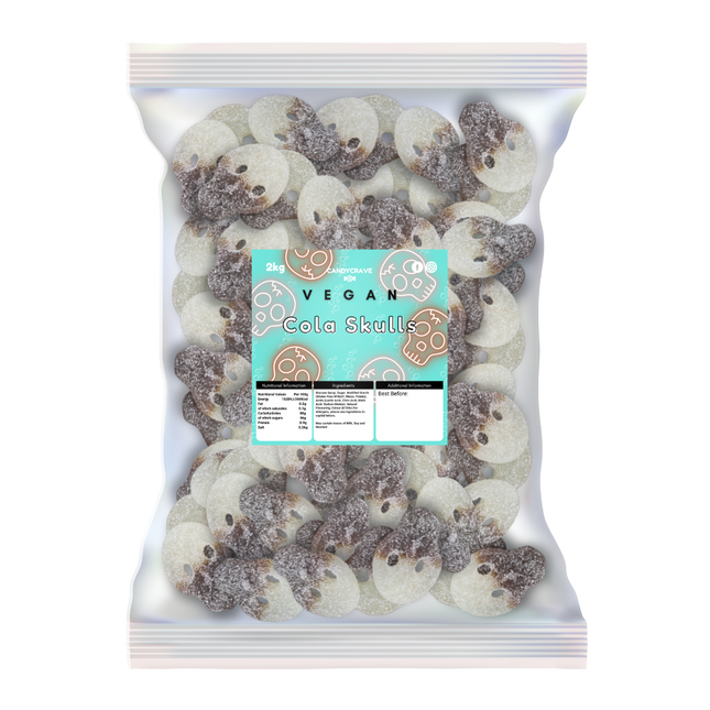 Candycrave Vegan Cola Skulls 2kg