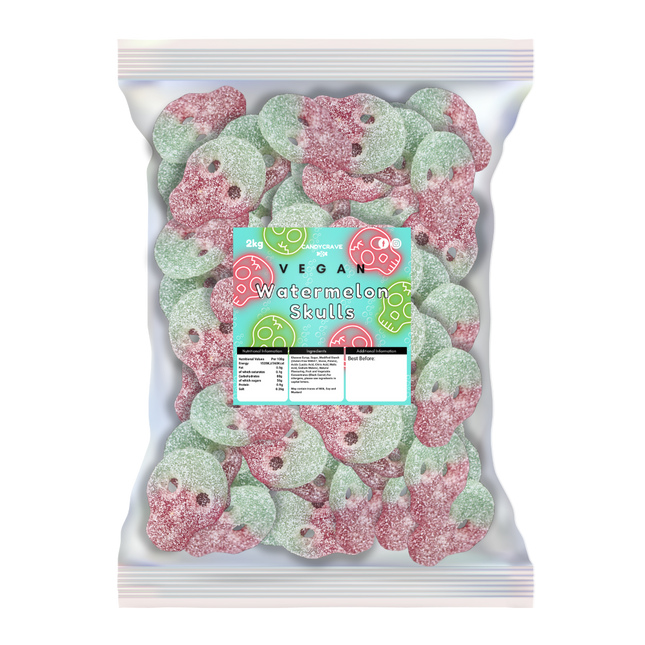 Candycrave Vegan Watermelon Skulls 2kg