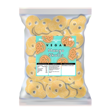 Candycrave Vegan Fizzy Mango Skull 2kg