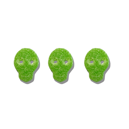 Candycrave Vegan Fizzy Green Apple Skulls 2kg