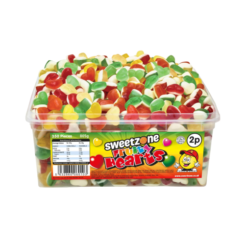 Sweetzone 2p Fruity Heart Tub 805g