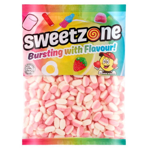 Sweetzone Fizzy Strawberry Puffs 1Kg