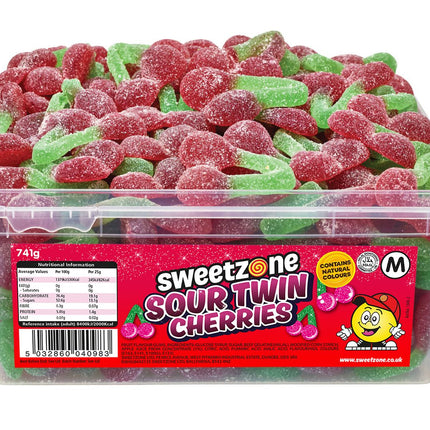 Sweetzone Halal Sour Cherries Tub 741g