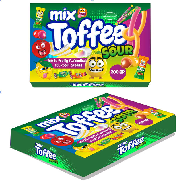 Sour Mix Toffee Chews 200g Gift Box
