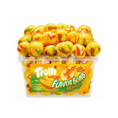 Trolli Mango Flavourbomb 3D Candy 60 Count