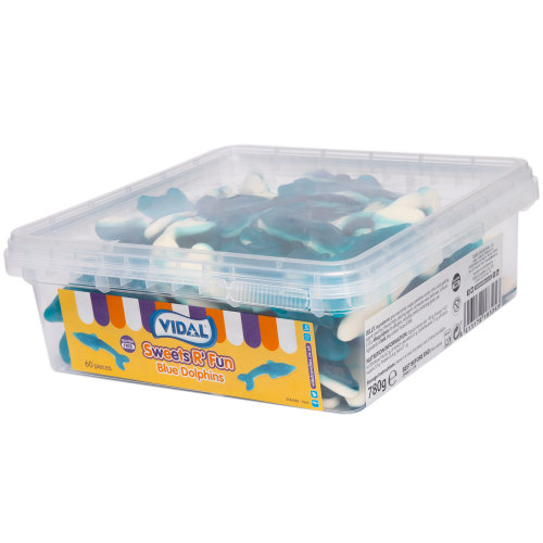 Vidal Jelly Blue Dolphins 60 Count