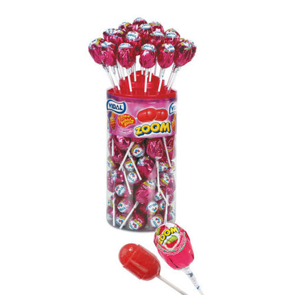 Zoom Strawberry Lollies 50 Count