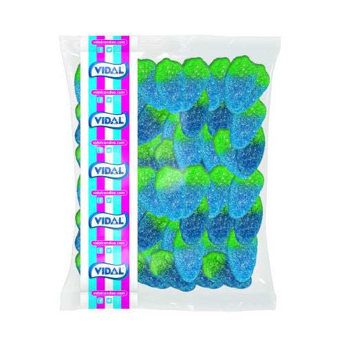 Vegan Giant Sour Blue Raspberries 3Kg