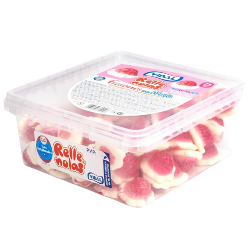 Vidal Jelly Filled Strawberry and Cream 75 Count