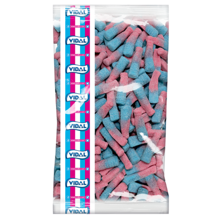 Vidal Medium Fizzy Bubblegum Bottles 3Kg