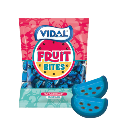 Vidal Smooth Liquorice Blue Raspberry Slice 1.5Kg