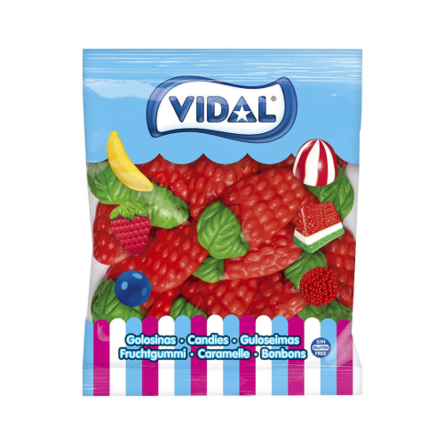 Vidal Giant Fizzy Strawberries 1kg