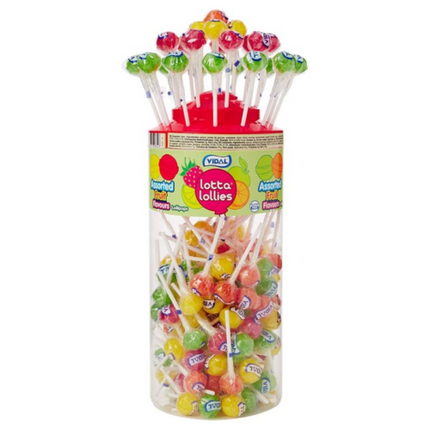 Lotta Lolly Assorted Fruit Lollies Lollies 150 Count