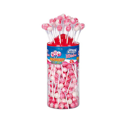Lotta Lolly Strawberry and Cream Lollies 150 Count