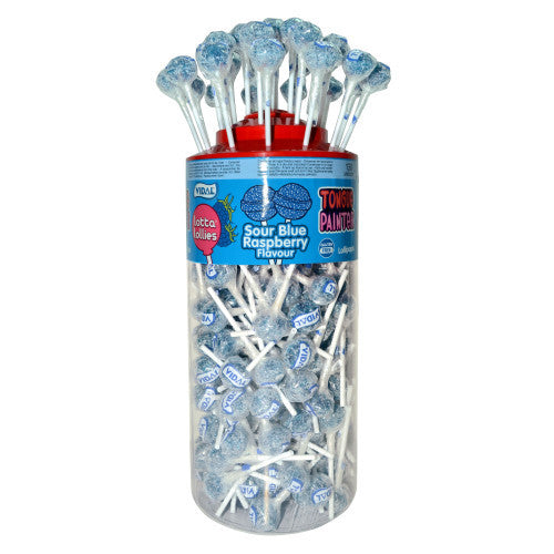 Lotta Lolly Blue Raspberry Lollies 150 Count