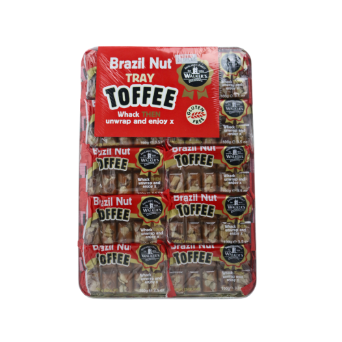 Walkers Nonsuch Brazil Nut Andy Pack Toffee Bars 10 x 100g