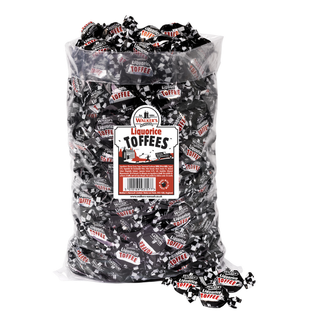 Walkers Nonsuch Liquorice Toffees 2.5kg