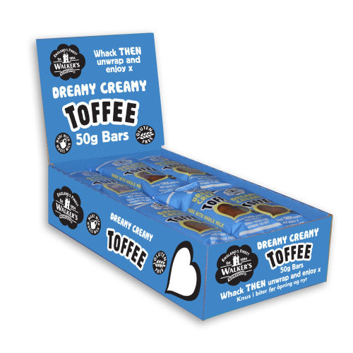 Walkers Nonsuch Creamy Toffee Bars 24 x 50g