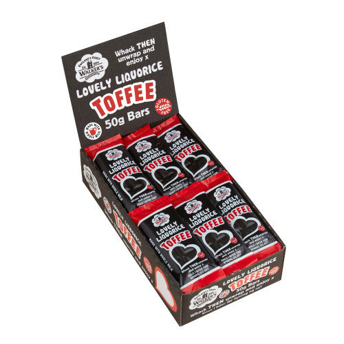 Walkers Nonsuch Liquorice Toffee Bars 24 x 50g