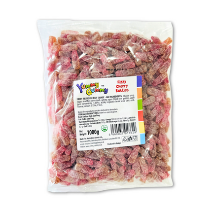 Yummy Gummy Fizzy Cherry Cola Bottles 1kg