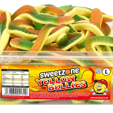 Sweetzone Halal Yellow Bellies Tub 742g