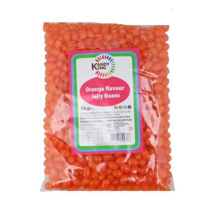 Kandy King Orange Single Colour Jelly Beans 1kg