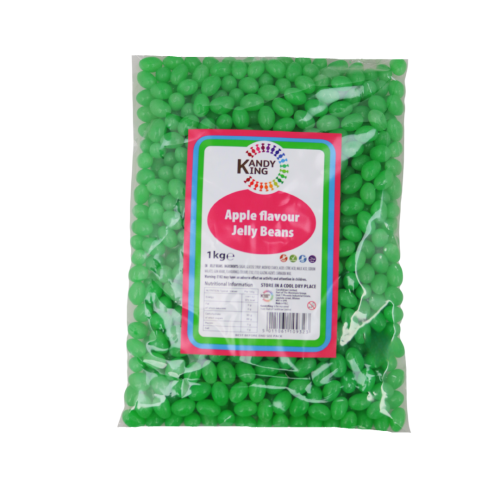 Kandy King Apple Single Colour Jelly Beans 1kg