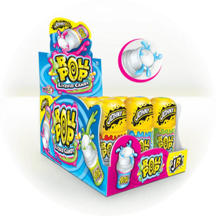 Johny Bee Roll Pop Candy 15pk