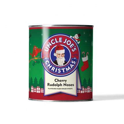 Uncle Joes Mint Balls Christmas Gift Rudolf Noses Gift Tin 120g