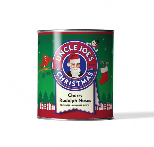 Uncle Joes Mint Balls Christmas Gift Rudolf Noses Gift Tin 120g